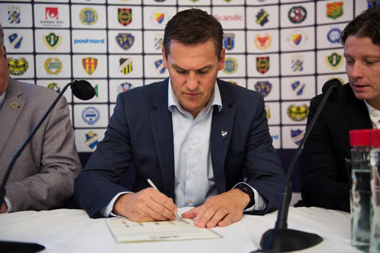 Magnus Karlsson, klubbchef IFK Norrköping, när en ny