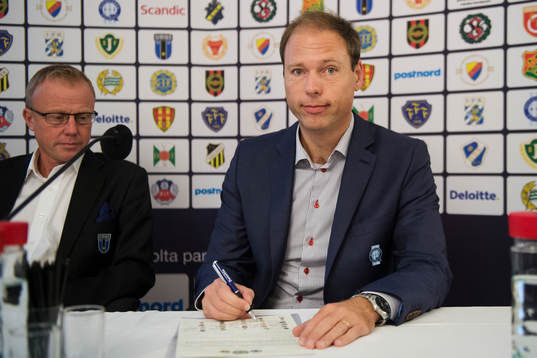 Joakim Edvinsson, styrelsemedlem Husqvarna, när en ny