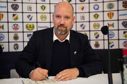 Henrik Kindlund, klubbchef Hammarby, när en ny