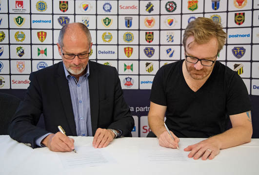 Lars-Christer Olsson, SEF, och Tony Ernst, ordförande i