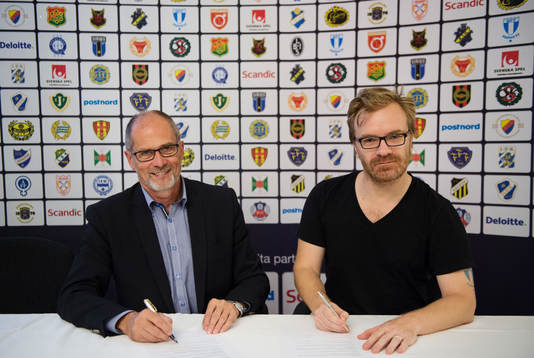 Lars-Christer Olsson, SEF, och Tony Ernst, ordförande i