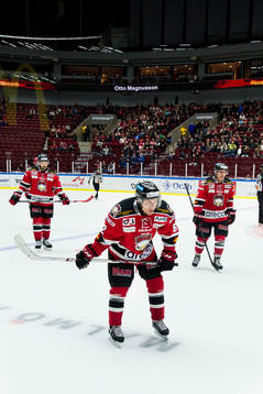 Malmö Redhawks Colin Stuart (tv) Jens Jakobs (m) och