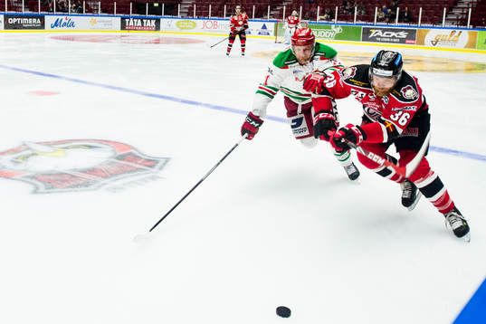 Moras Alexander Hilmerson jagar Malmö Redhawks David