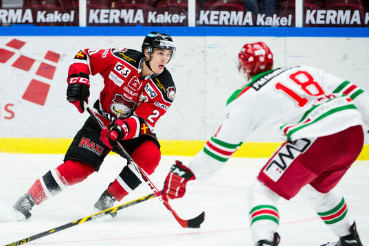 Malmö Redhawks Henrik Hetta och Moras Christoffer Fish