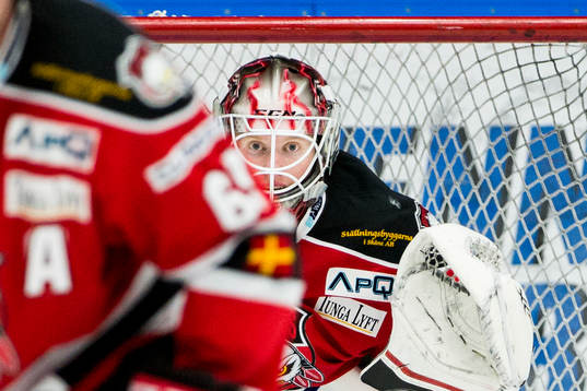 Malmö Redhawks målvakt Jonas Gunnarsson