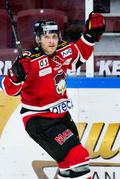 Malmö Redhawks Fredrik Storm jublar