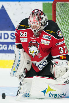 Malmö Redhawks målvakt Jonas Gunnarsson