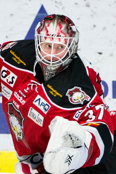 Malmö Redhawks målvakt Jonas Gunnarsson
