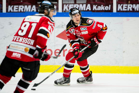 Malmö Redhawks Tony Romano och i förgrunden Björn