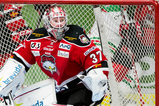 Malmö Redhawks målvakt Jonas Gunnarsson