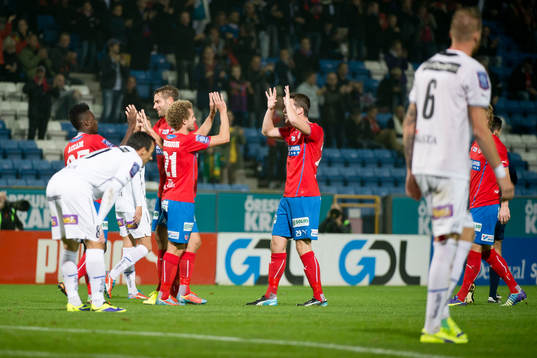 Helsingborgs Christoffer Andersson och Jesper Björkman