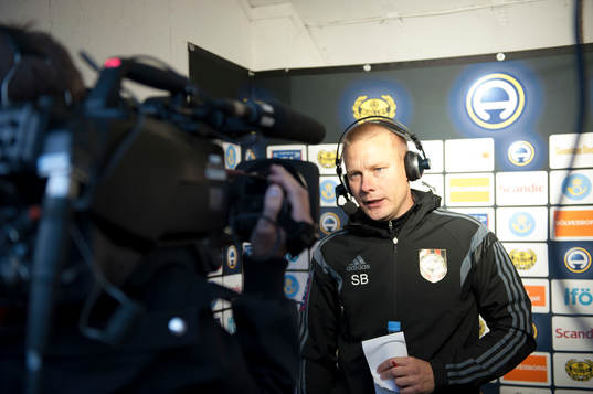 Brommapojkarnas tränare Stefan Billborn