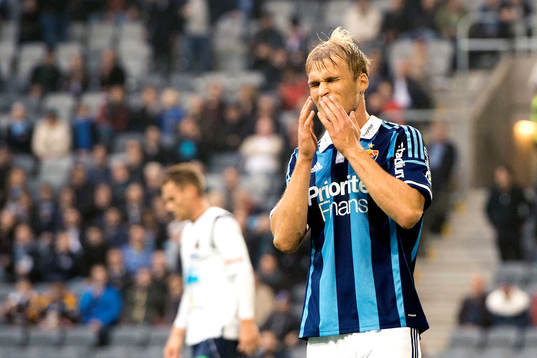 Djurgårdens Sebastian Andersson deppar
