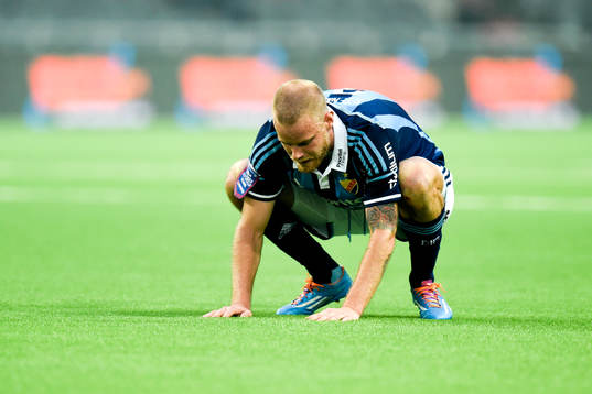 Djurgårdens Fredrik Stenman deppar