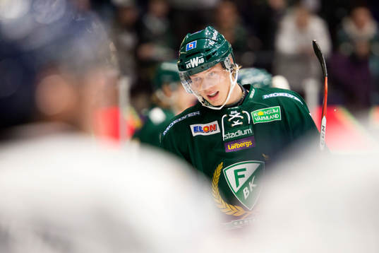 Färjestads Victor Ejdsell gjorde 1-5 i sin SHL-debut