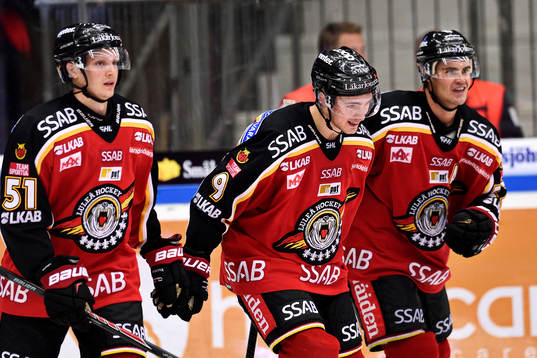 Luleås Johan Forsberg jublar