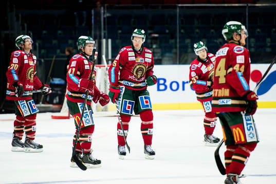 Frölundas Christian Bäckman deppar