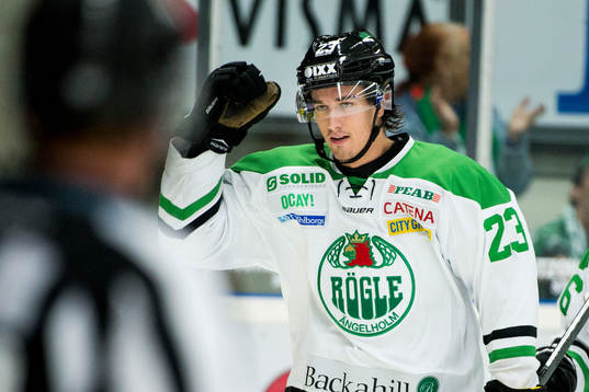 Rögles Daniel Sylwander jublar