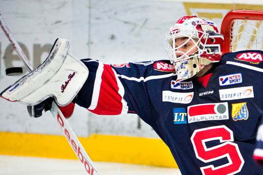 Södertäljes målvakt Tim Sandberg