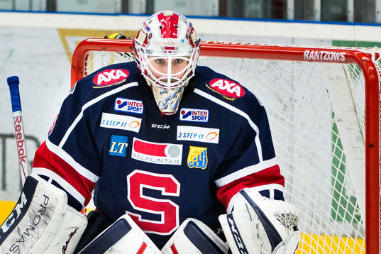 Södertäljes målvakt Tim Sandberg