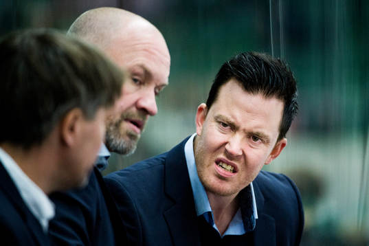 Södertäljes assisterande tränare Jimmy Blixt och