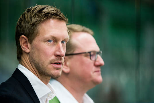 Rögles målvaktstränare Magnus Wennström och i