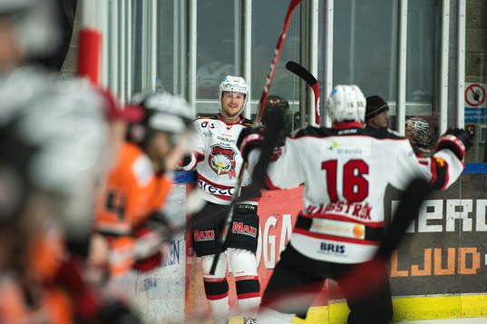 Malmö Redhawks Nicklas Jadeland har gjort 3-0 till Malmö