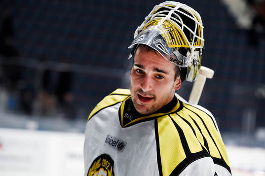 Brynäs målvakt Bernhard Starkbaum