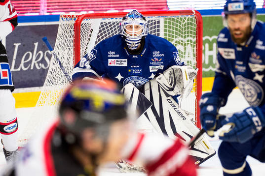 Leksands målvakt Joakim Lundström