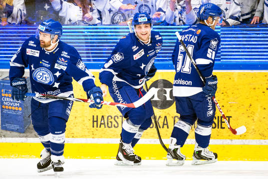 Leksands Jack Connolly, Linus Hultström och Kevin Kapstad
