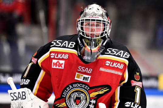 Luleås målvakt Daniel Larsson