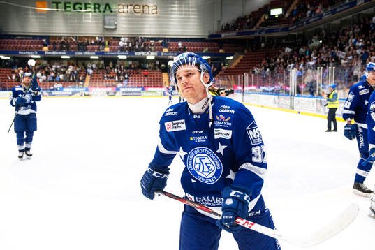 Leksands Jens Bergenström jublar