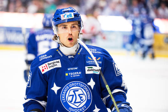 Leksands Robin Gartner jublar