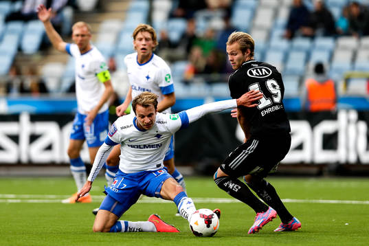 Norrköpings Lars Christian Krogh Gerson och IFK Göteborgs