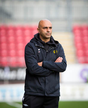 Elfsborgs tränare Jan Mian deppar