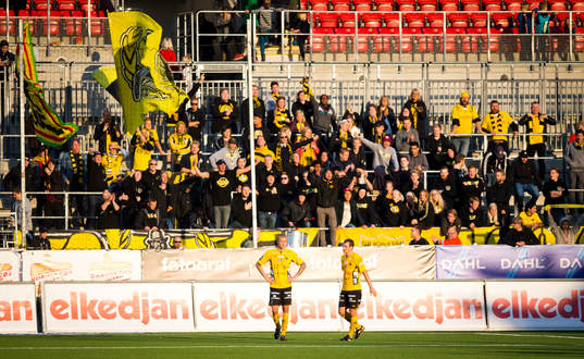 Elfsborgs Sebastian Holmén och Henning Hauger  deppar