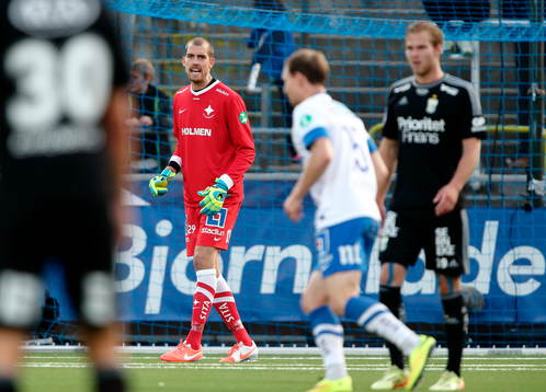 Norrköpings målvakt Marcus Sahlman höll nollan