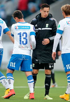 IFK Göteborgs Martin Smedberg-Dalence utbytt vid möte mot