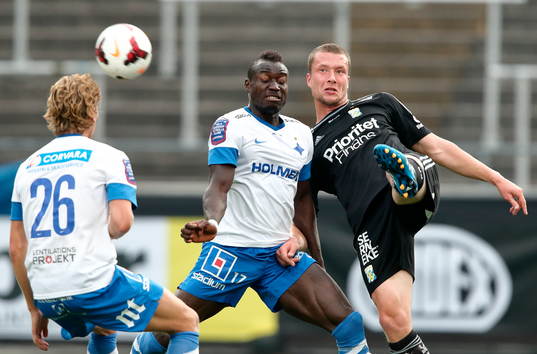 Norrköpings Alhaji Kamara och IFK Göteborgs Jakob