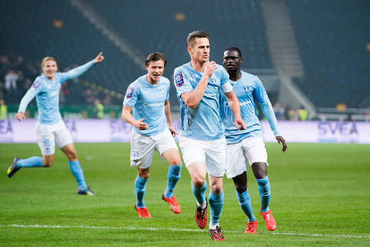 Malmö FFs Markus Rosenberg jublar