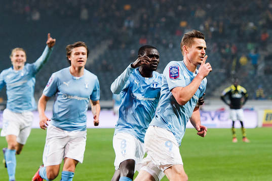 Malmö FFs Markus Rosenberg jublar