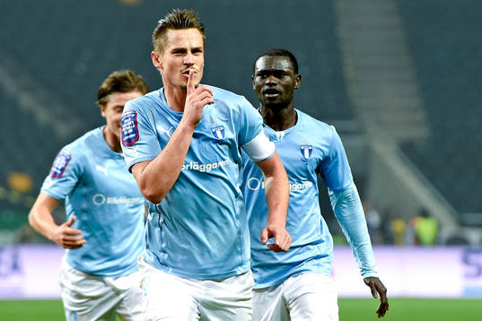 Malmö FFs Markus Rosenberg jublar