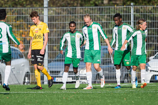 Hammarby spelarna jublar
