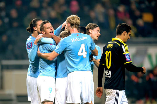 Malmö FFs Isaac Kiese Thelin jublar