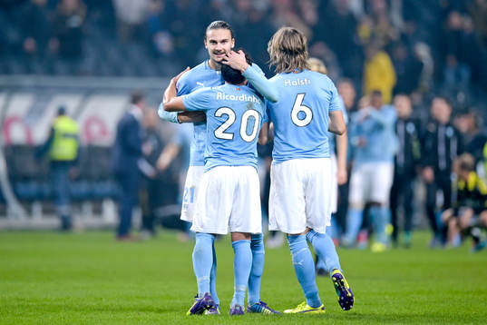 Malmö FFs Erik Johansson och Ricardo Ferreira Da Silva