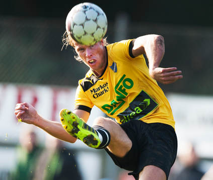 IFK Malmös Jörgen Nilsson i matchen i division 3 mellan