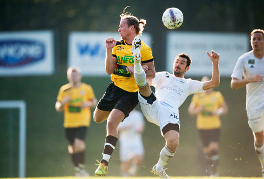 IFK Malmös Jörgen Nilsson i matchen i division 3 mellan