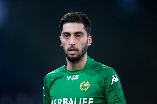 Hammarbys Nahir Besara i matchen i superettan mellan