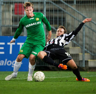 i matchen i superettan mellan Landskrona och Hammarby i