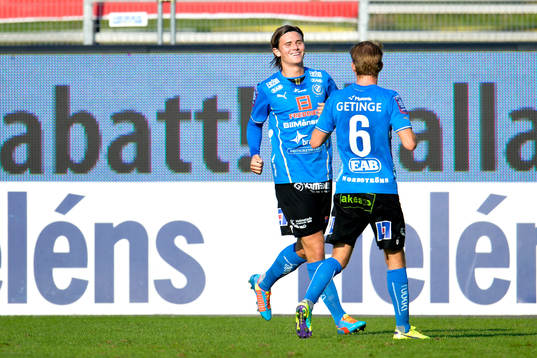 Halmstads Marcus Antonsson jublar